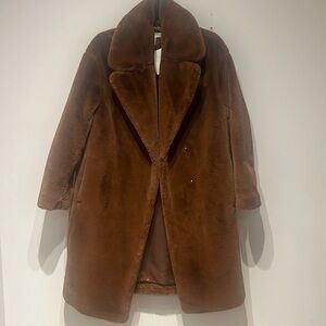H&M faux fur coat